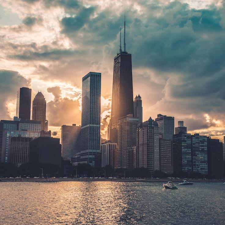 Sunset outdoors in Canada